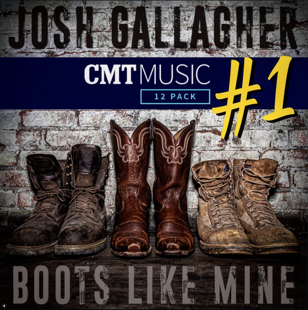 Josh Gallagher Boots Like Mine — #1 on CMT 12-Pack Countdown