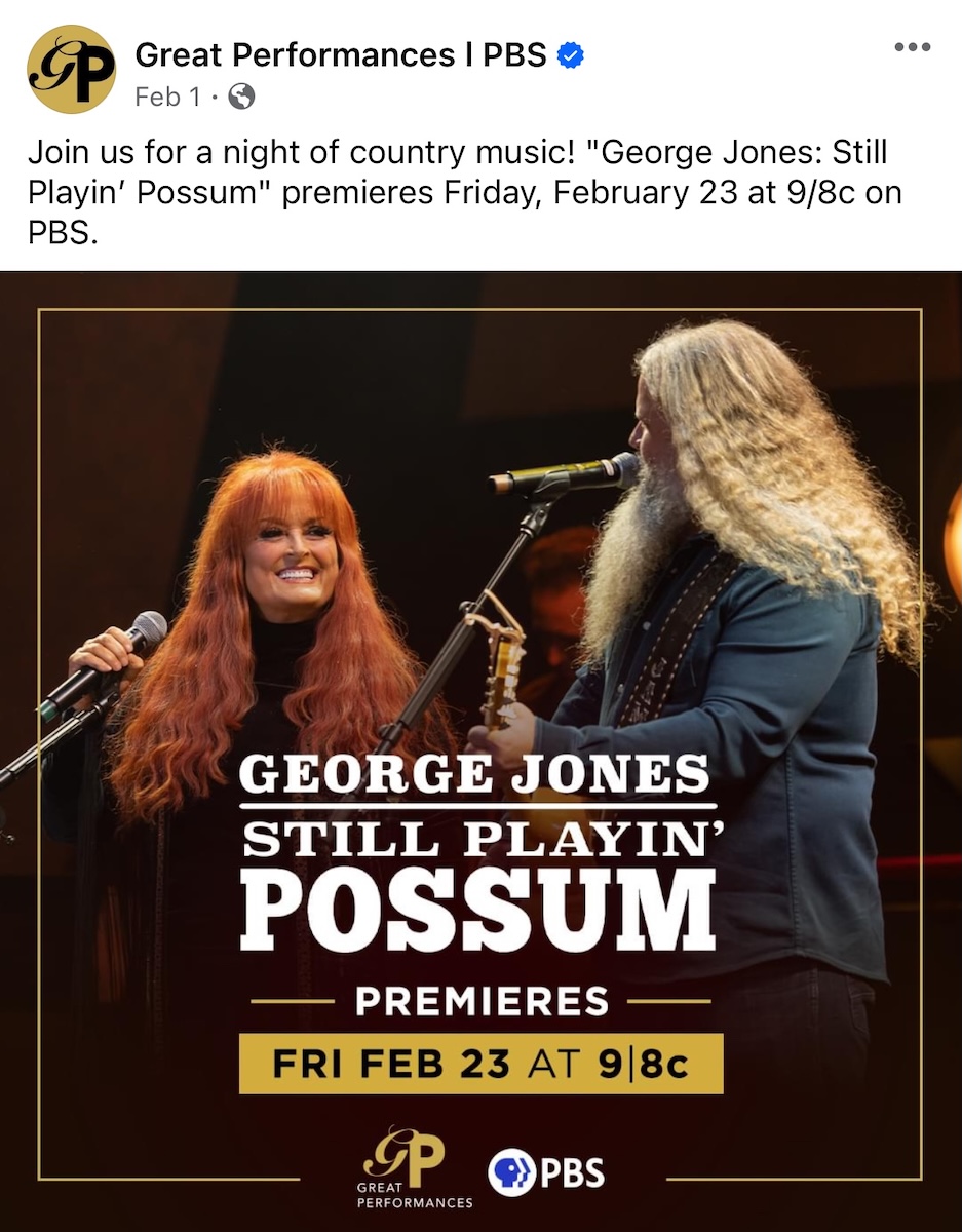PBS Great Performances post featuring Brad Paisley photography